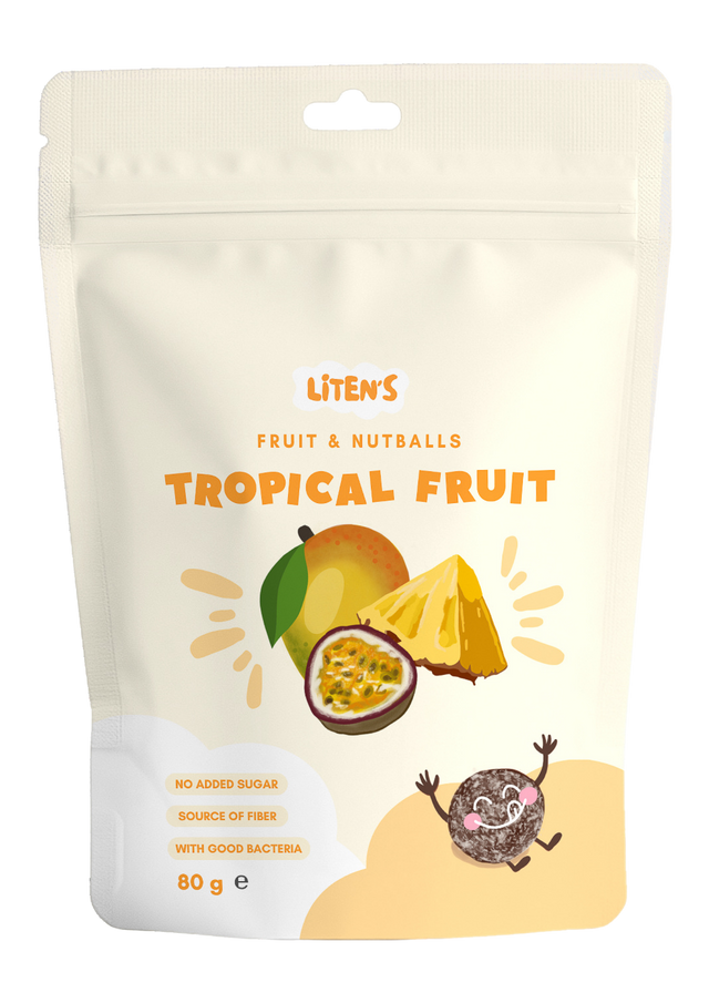 FRUKT- OCH NÖTBOLLAR TROPICAL FRUIT